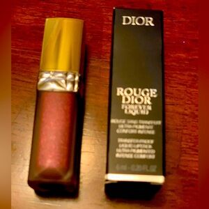 Brand new rare and collectible Dior satin shimmery lip gloss in box